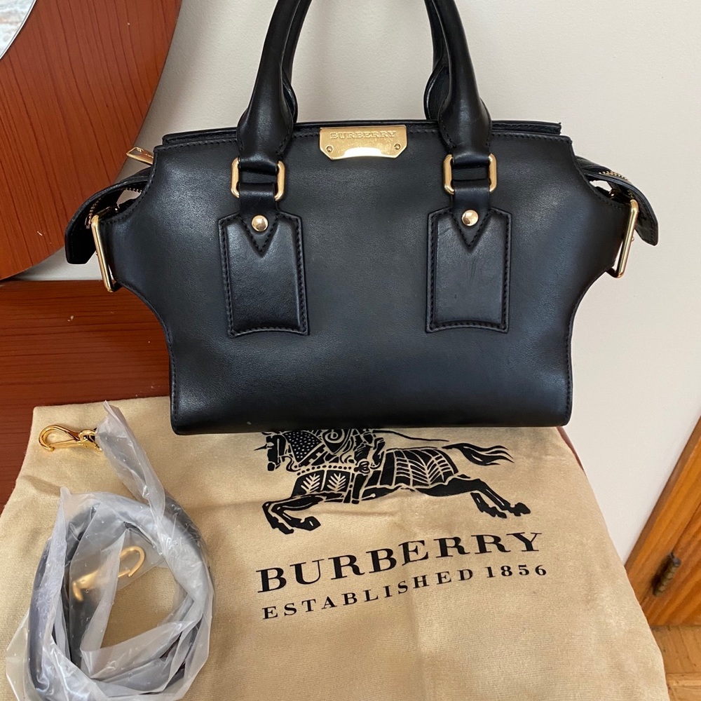 Authentic Burberry leather bag